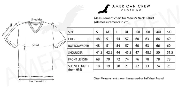 Printed V Neck T-Shirt For Men - Ecru Melange