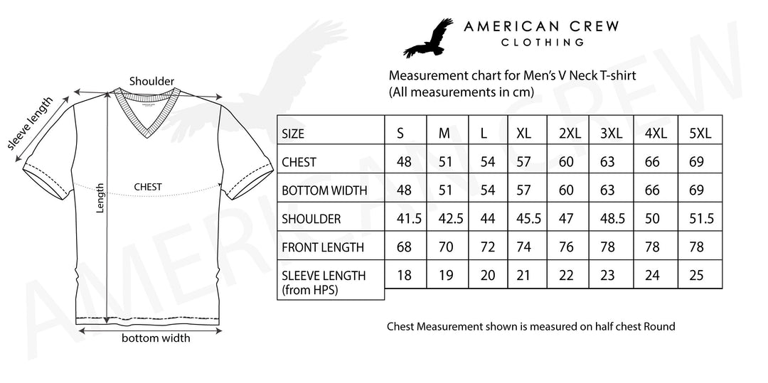 100% Cotton Printed V Neck T-Shirt For Men - Off White Slub