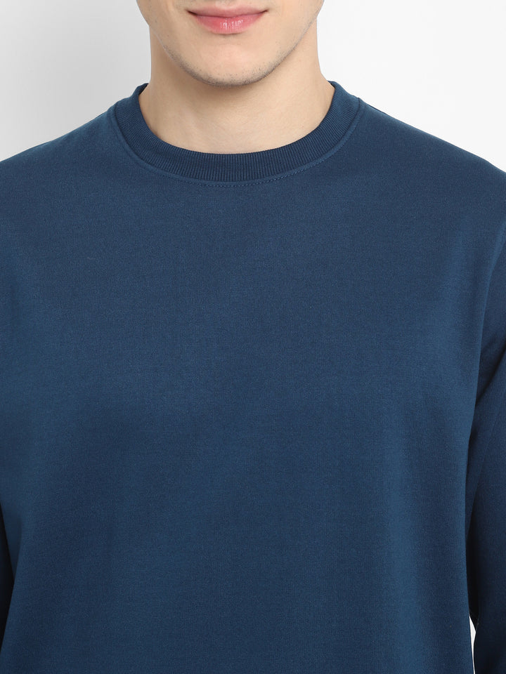 Round Neck Sweatshirt For Men - Gibraltor Sea