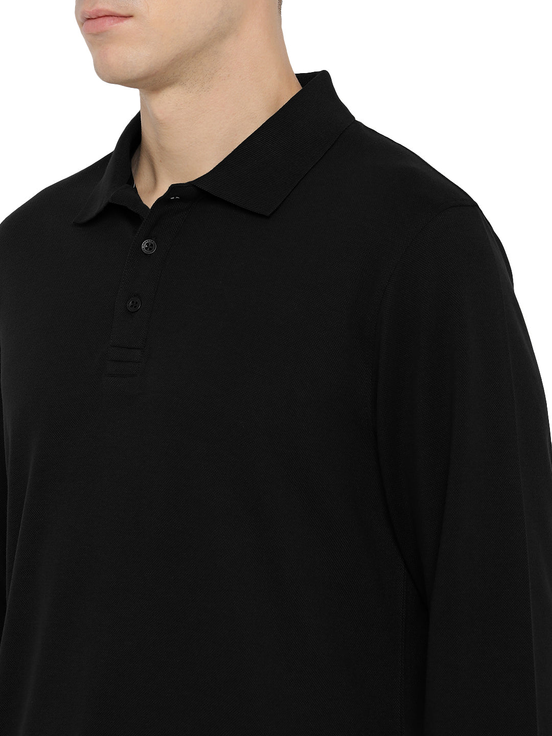Full Sleeves Supima Cotton Men's Polo Collar T-Shirt - AC742