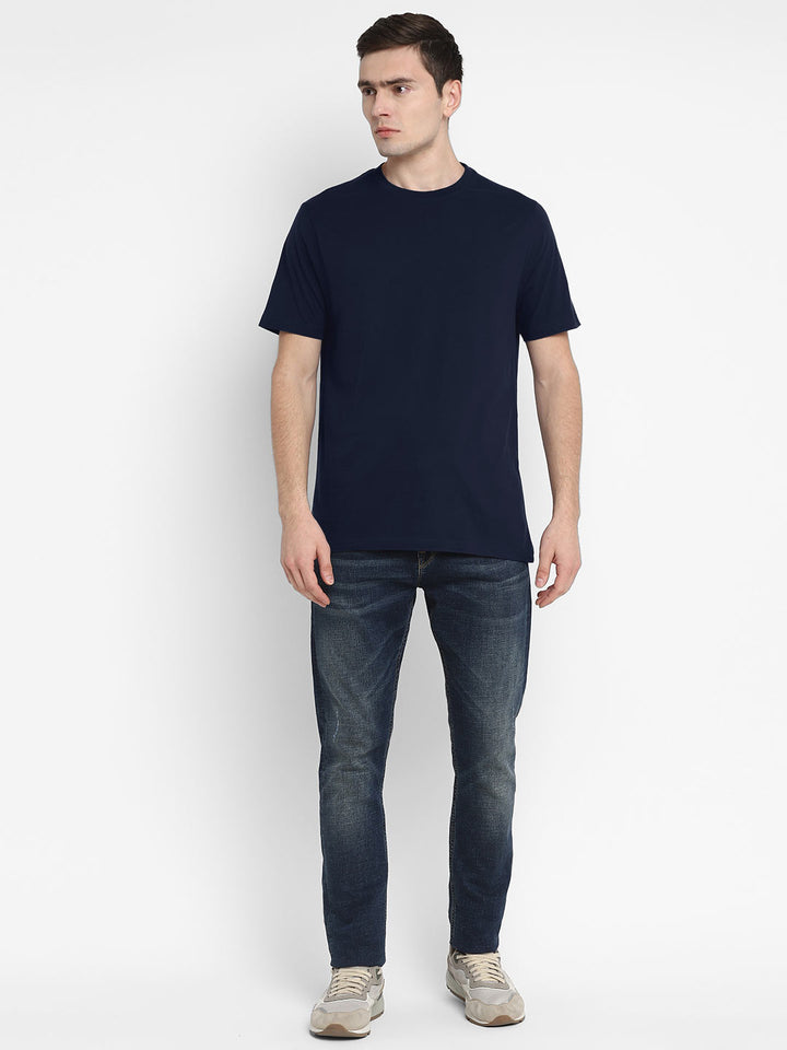 Supima Cotton Round Neck T-Shirt for Men (Jersey 180 GSM) - AC751