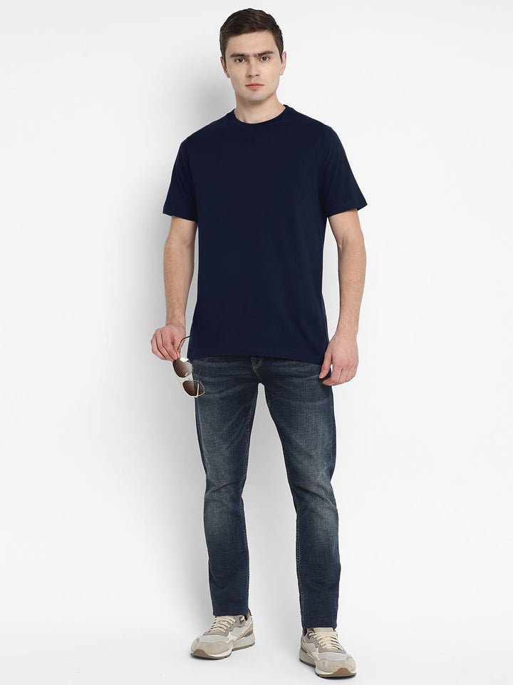 Supima Cotton Round Neck T-Shirt for Men (Jersey 180 GSM) - AC751