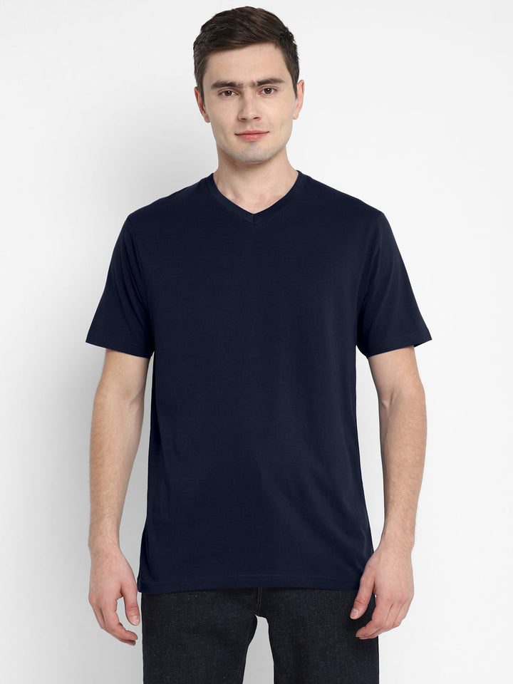 Supima Cotton V Neck T-Shirt for Men (Jersey 180 GSM) - AC761