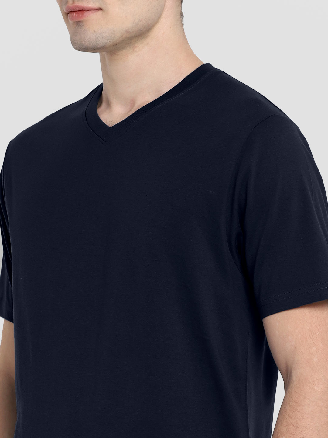 Supima Cotton V Neck T-Shirt for Men (Jersey 180 GSM) - AC761