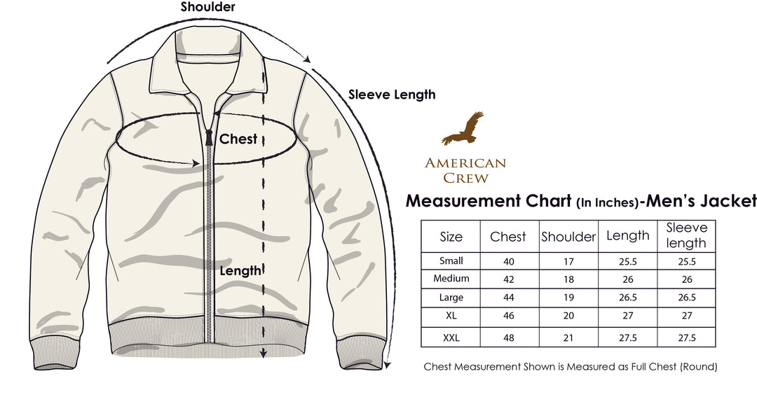 Men's Full Sleeves Bomber Winter Wear Jacket (Clearance NO Exchange NO Return)