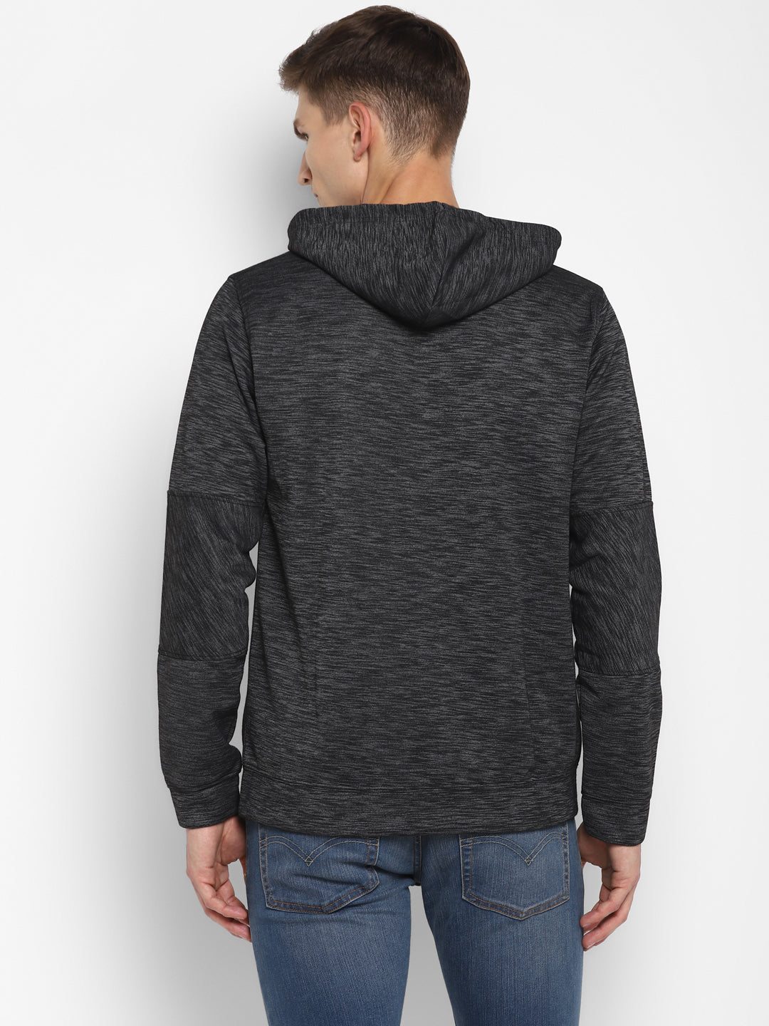 Men's Zipper Hoodie Jacket- Dark Grey (no Exchange No Return)