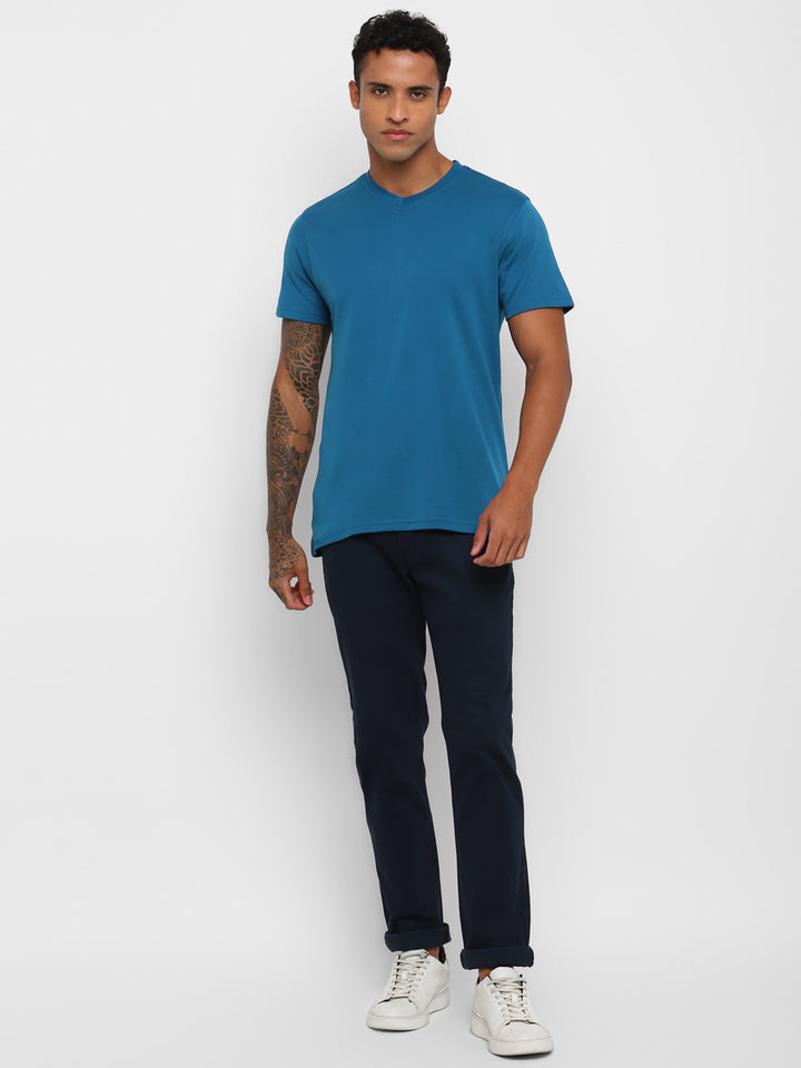 Supima Cotton V Neck T-Shirt for Men (Jersey 180 GSM) - AC761