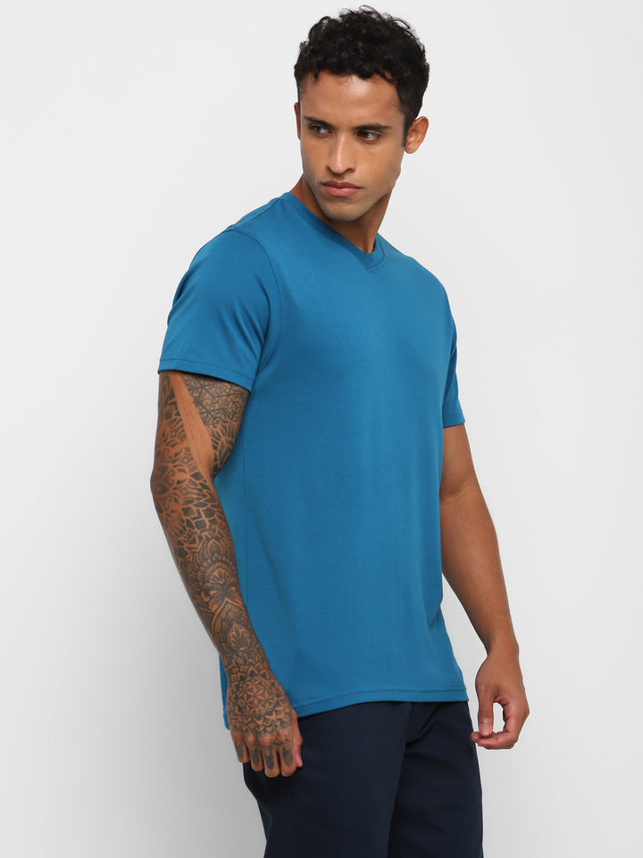 Supima Cotton V Neck T-Shirt for Men (Jersey 180 GSM) - AC761