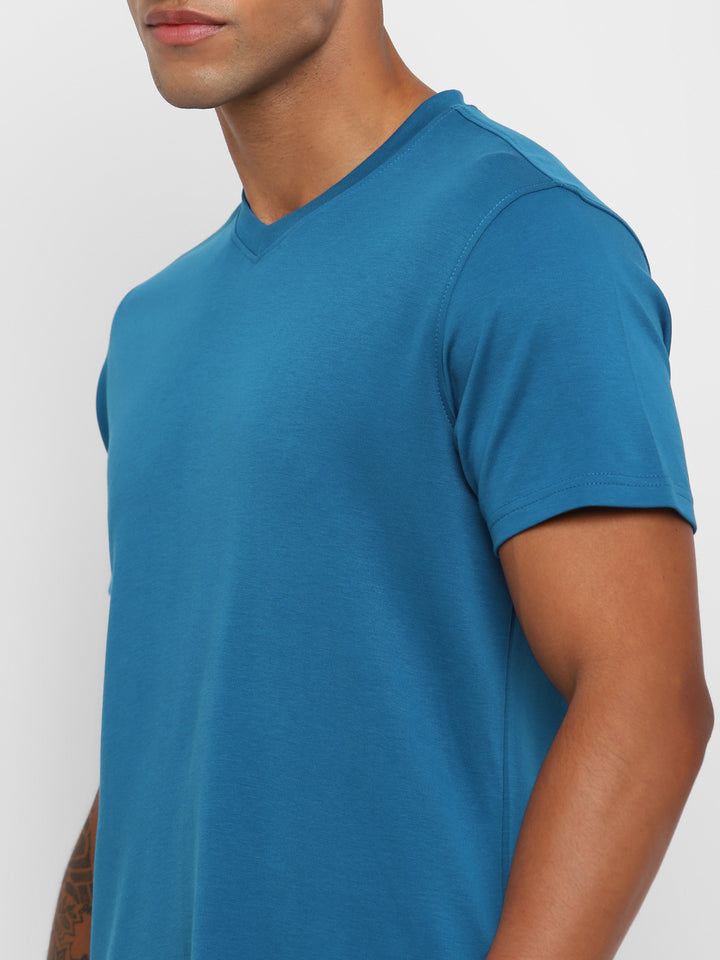 Supima Cotton V Neck T-Shirt for Men (Jersey 180 GSM) - AC761