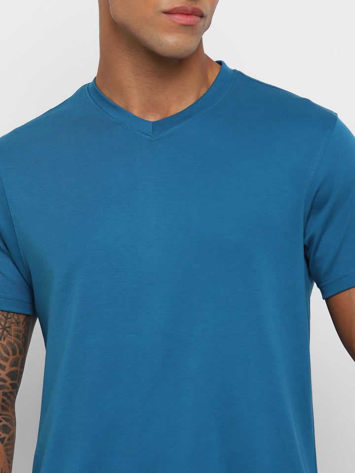 Supima Cotton V Neck T-Shirt for Men (Jersey 180 GSM) - AC761