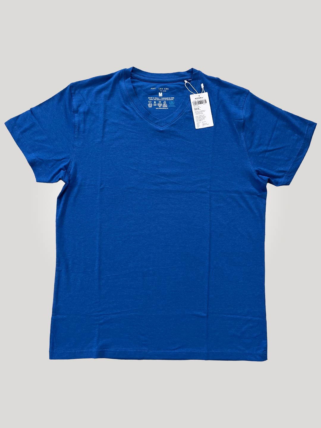 V Neck T-Shirt for Men - Dark Blue (Clearance - No Exchange No Return)