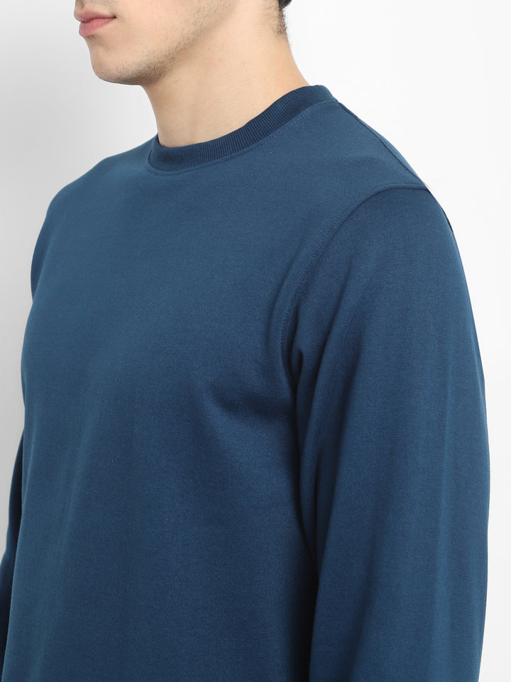 Round Neck Sweatshirt For Men - Gibraltor Sea