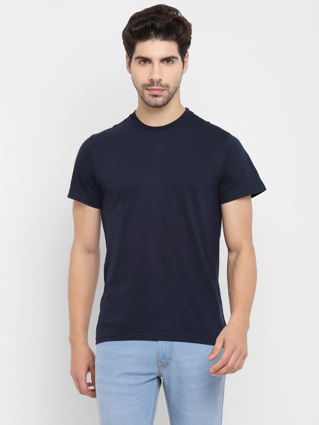 Round Neck T-Shirt for Men Navy (CLEARANCE NO EXCHANGE NO RETURN)