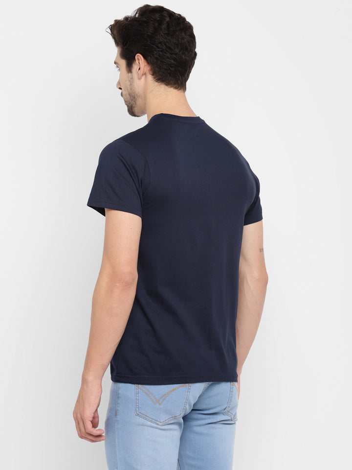 Round Neck T-Shirt for Men Navy (CLEARANCE NO EXCHANGE NO RETURN)