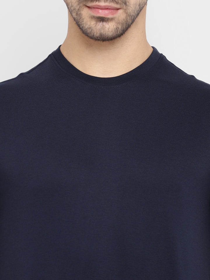 Round Neck T-Shirt for Men Navy (CLEARANCE NO EXCHANGE NO RETURN)