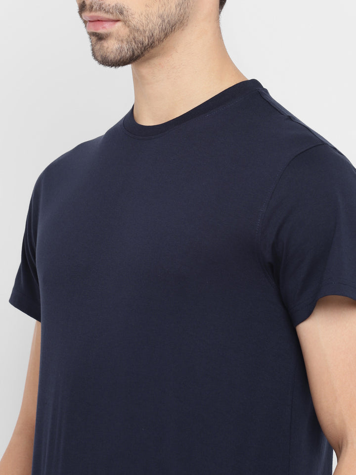 Round Neck T-Shirt for Men Navy (CLEARANCE NO EXCHANGE NO RETURN)