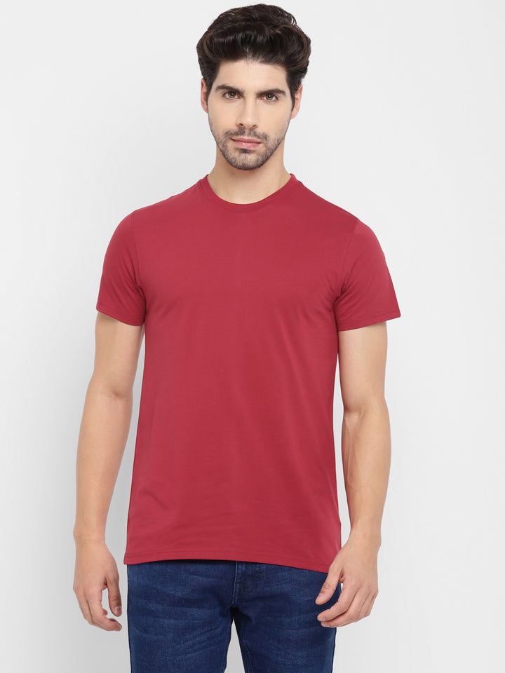 Round Neck T-Shirt for Men Rio Red (CLEARANCE NO EXCHANGE NO RETURN)