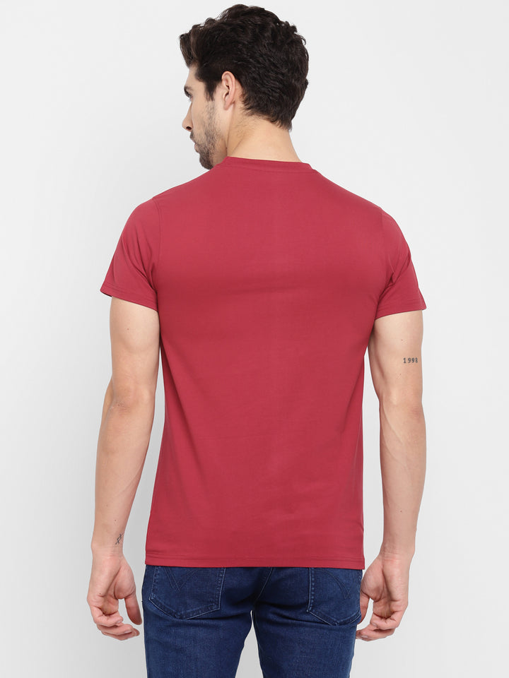 Round Neck T-Shirt for Men Rio Red (CLEARANCE NO EXCHANGE NO RETURN)