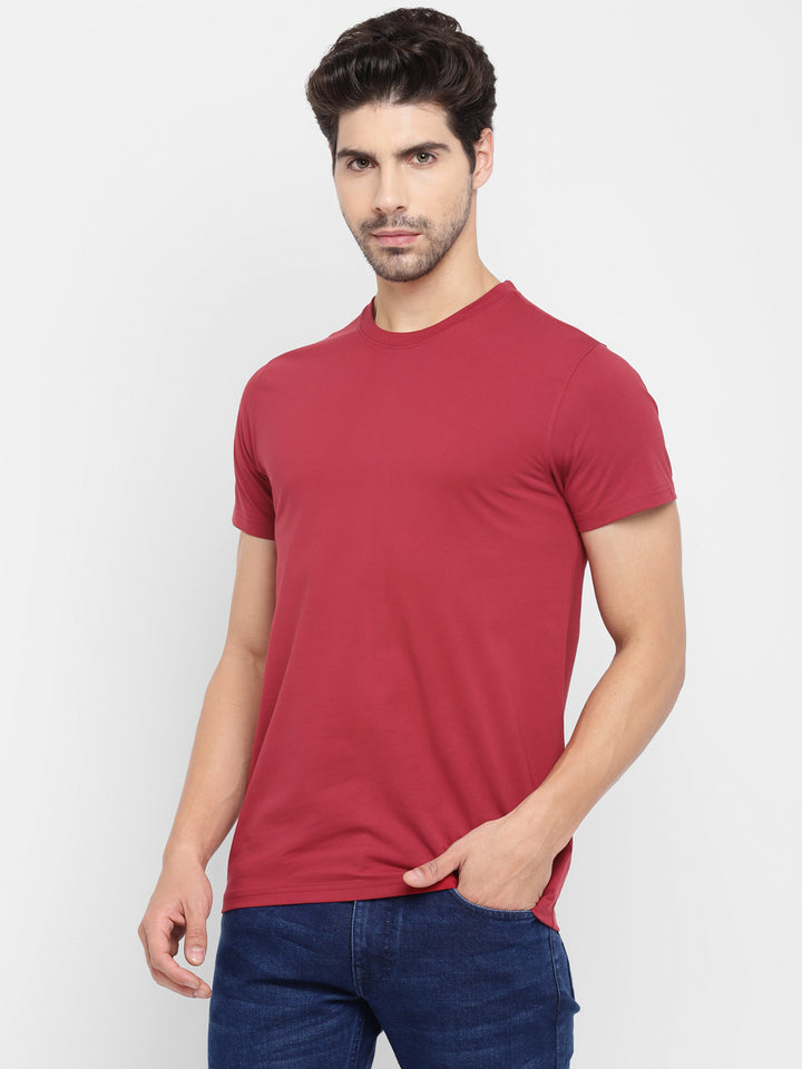 Round Neck T-Shirt for Men Rio Red (CLEARANCE NO EXCHANGE NO RETURN)