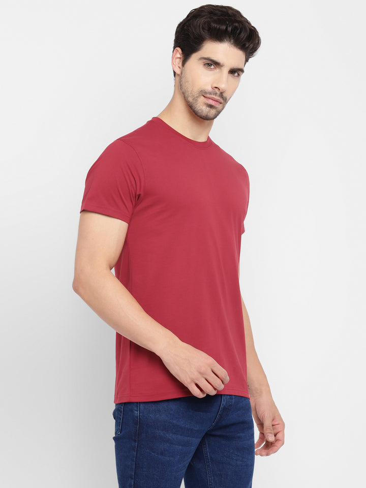 Round Neck T-Shirt for Men Rio Red (CLEARANCE NO EXCHANGE NO RETURN)