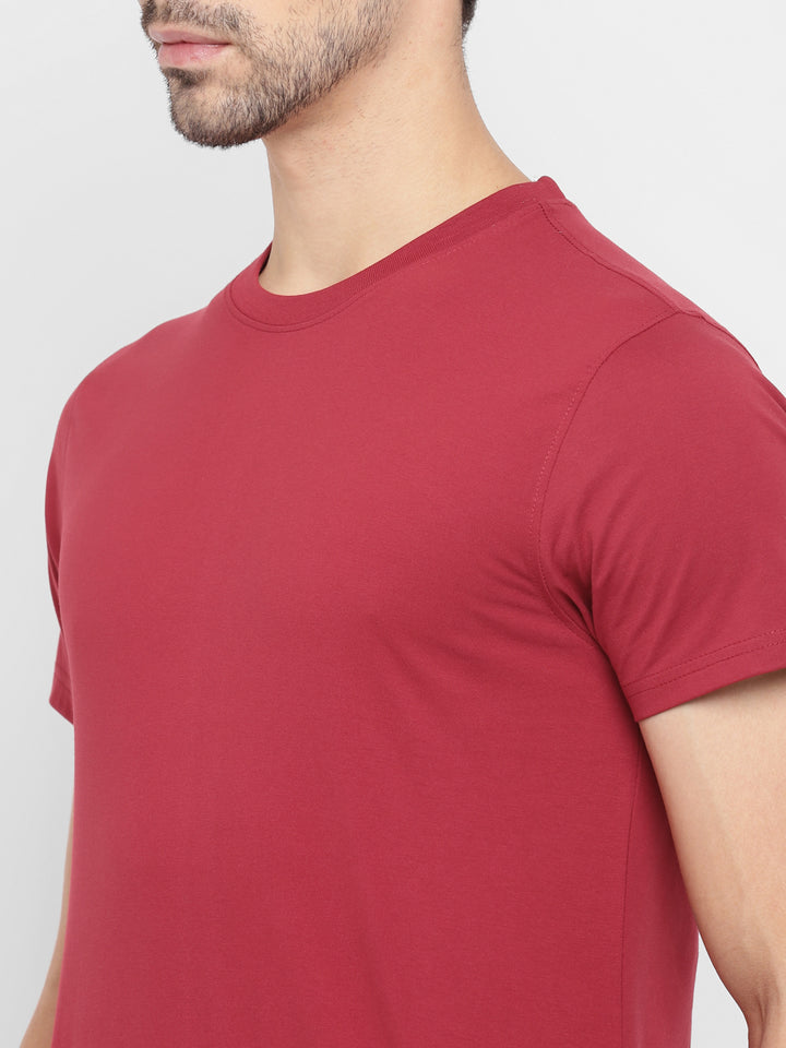 Round Neck T-Shirt for Men Rio Red (CLEARANCE NO EXCHANGE NO RETURN)