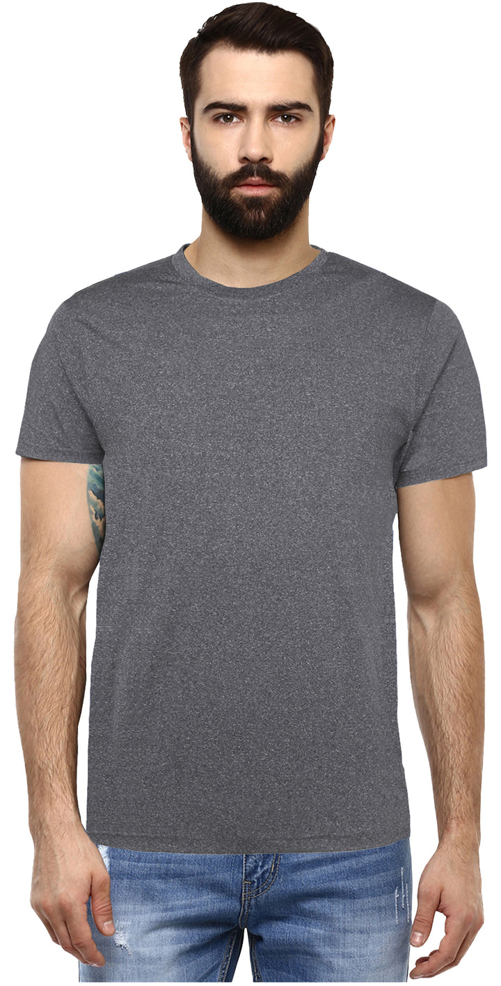 Men's Regular Fit T-Shirt (Pack of 2) - Royal Blue & Charcoal Grey