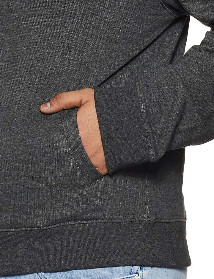 Men's Zipper Hoodie Jacket with Contrast Inner Hood- (No Exchange No Return)