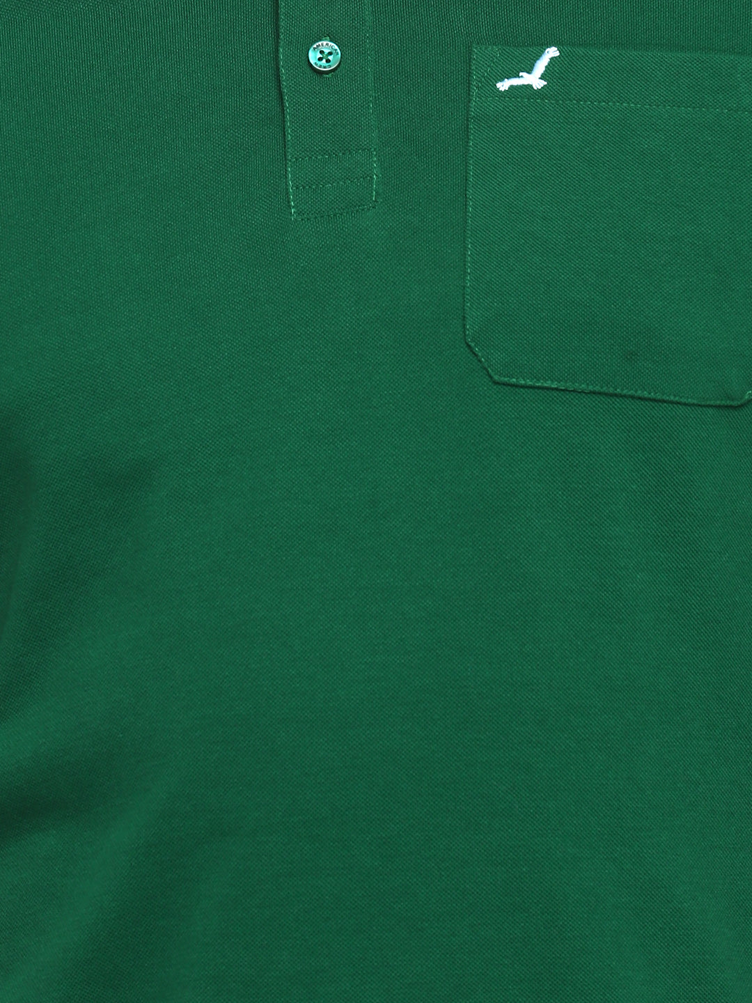 Polo Collar T-Shirt for Men with Pocket - Dark Green