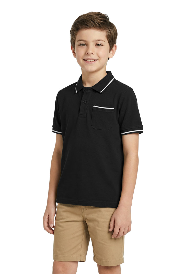 Boys Polo T-Shirt Pack of 2 Half Sleeve, Pocket Polo Regular Fit, Boys Kids 5-12 Years Casual T-Shirt - AC4101