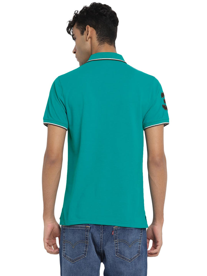 Men's Polo T-Shirt - Earth Green