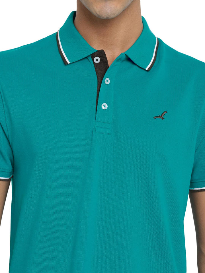 Men's Polo T-Shirt - Earth Green