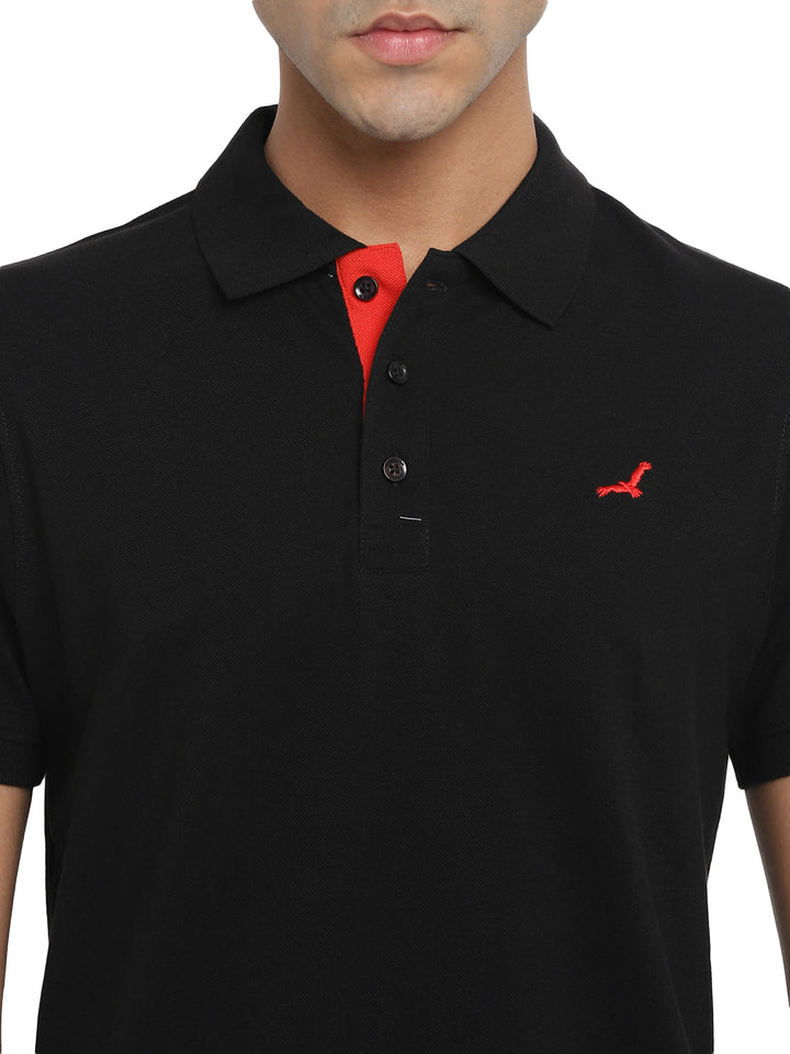 Men's Polo T-Shirt - Jet Black