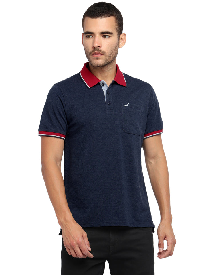 Polo Collar T-Shirt for Men with Pocket - AC440