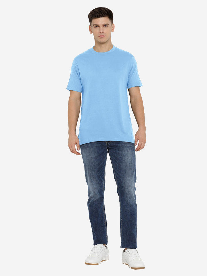 Supima Cotton Round Neck T-Shirt for Men (Jersey 180 GSM)
