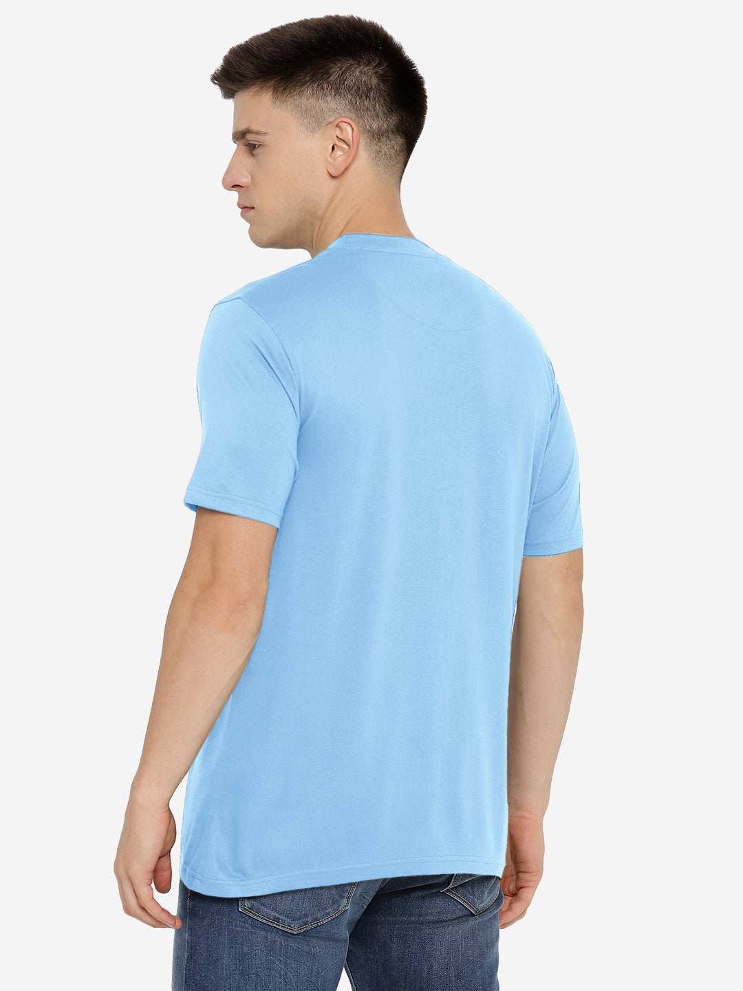 Supima Cotton Round Neck T-Shirt for Men (Jersey 180 GSM)