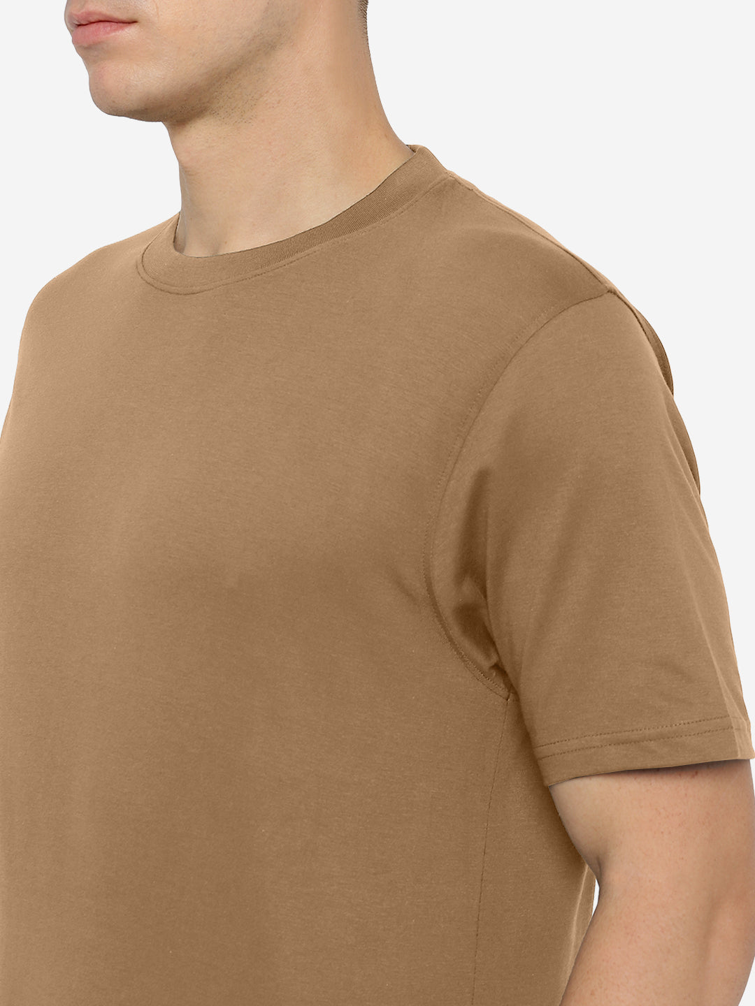 Supima Cotton Round Neck T-Shirt for Men (Jersey 180 GSM)