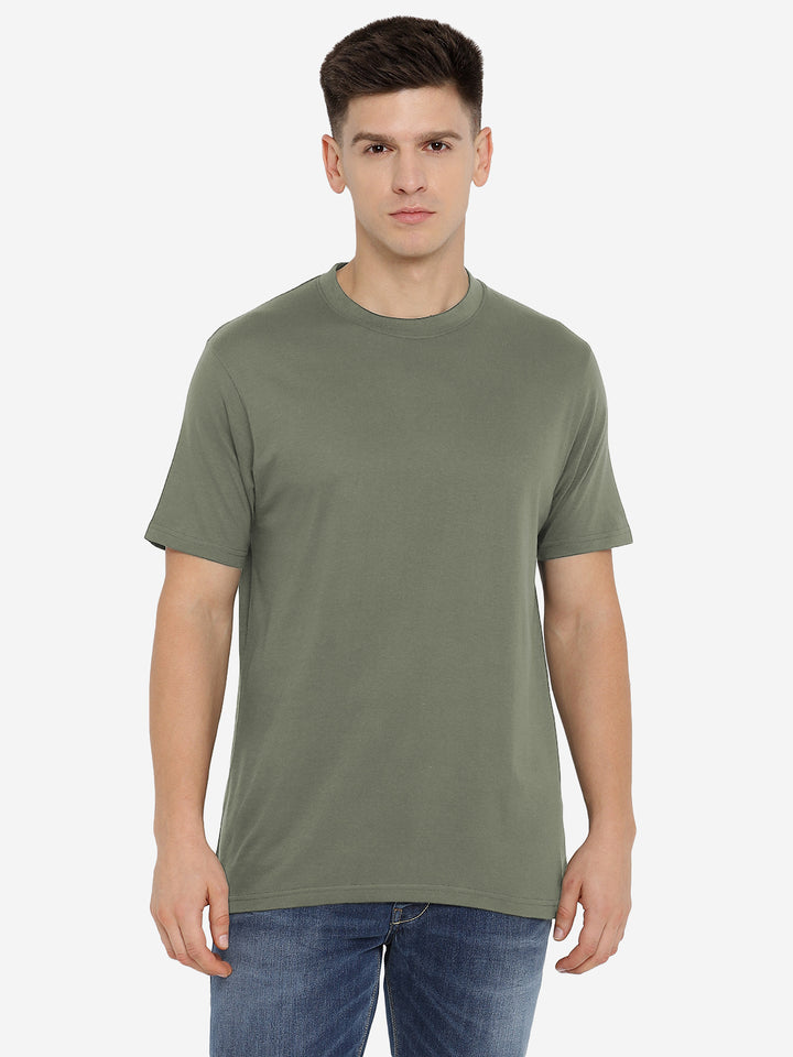 Supima Cotton Round Neck T-Shirt for Men (Jersey 180 GSM)