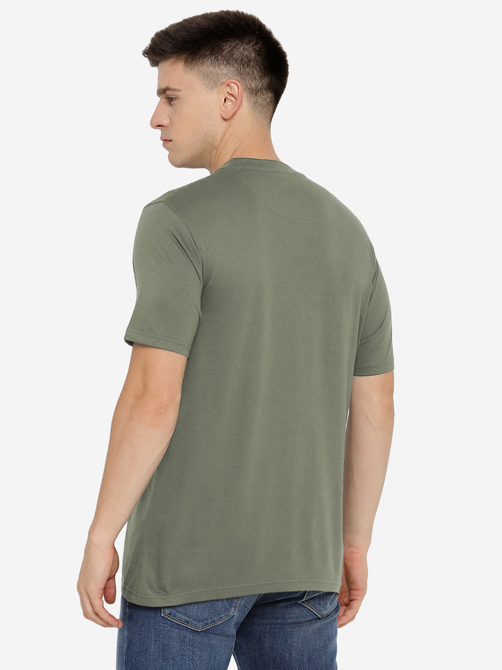 Supima Cotton Round Neck T-Shirt for Men (Jersey 180 GSM)