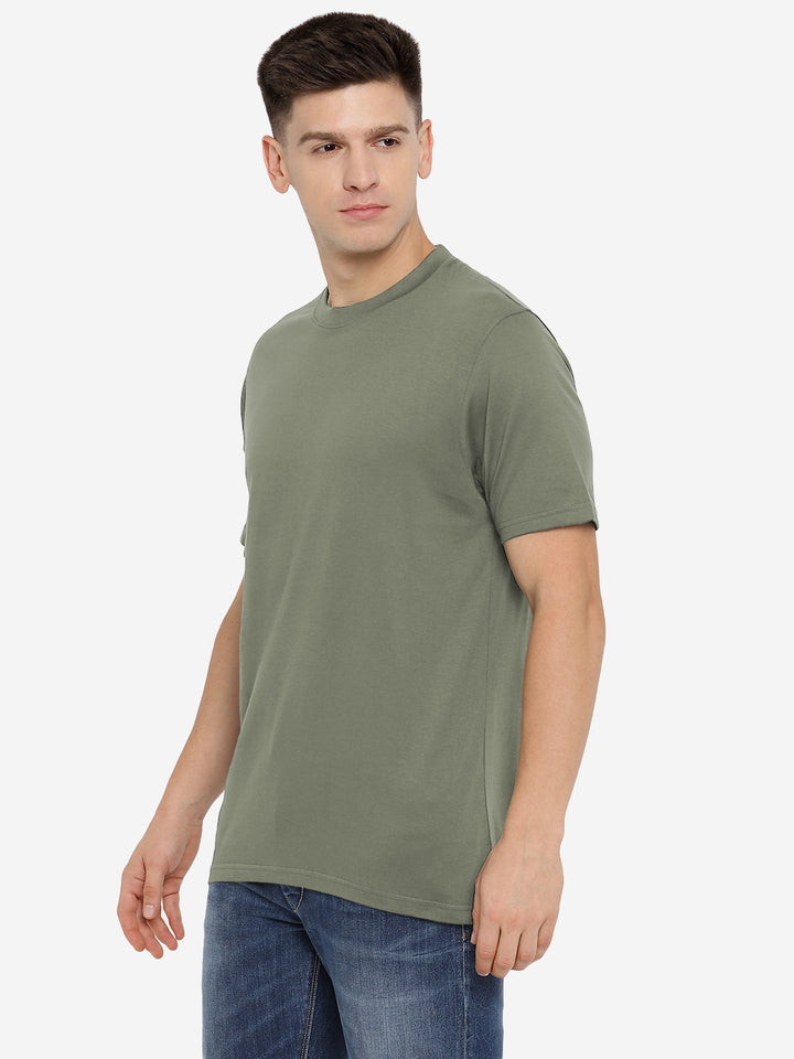 Supima Cotton Round Neck T-Shirt for Men (Jersey 180 GSM)