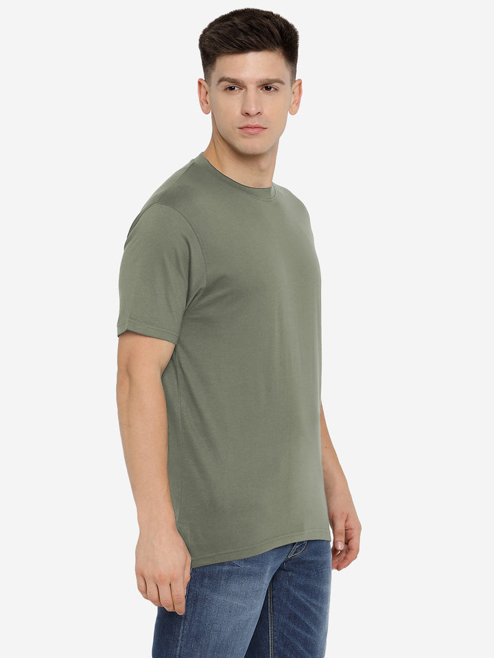 Supima Cotton Round Neck T-Shirt for Men (Jersey 180 GSM)