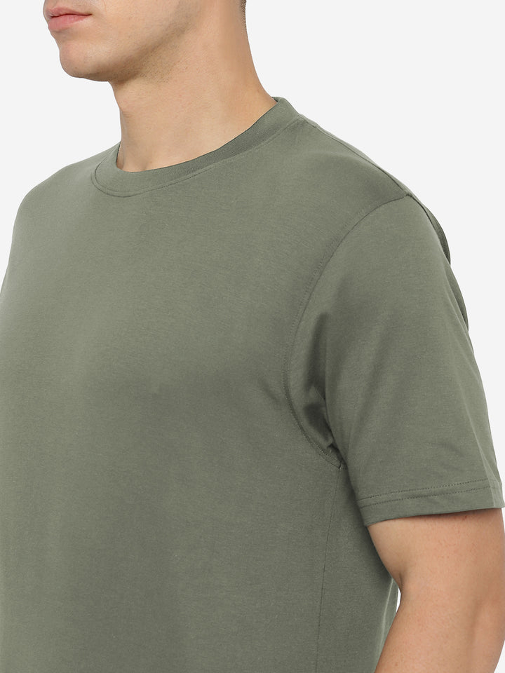 Supima Cotton Round Neck T-Shirt for Men (Jersey 180 GSM)