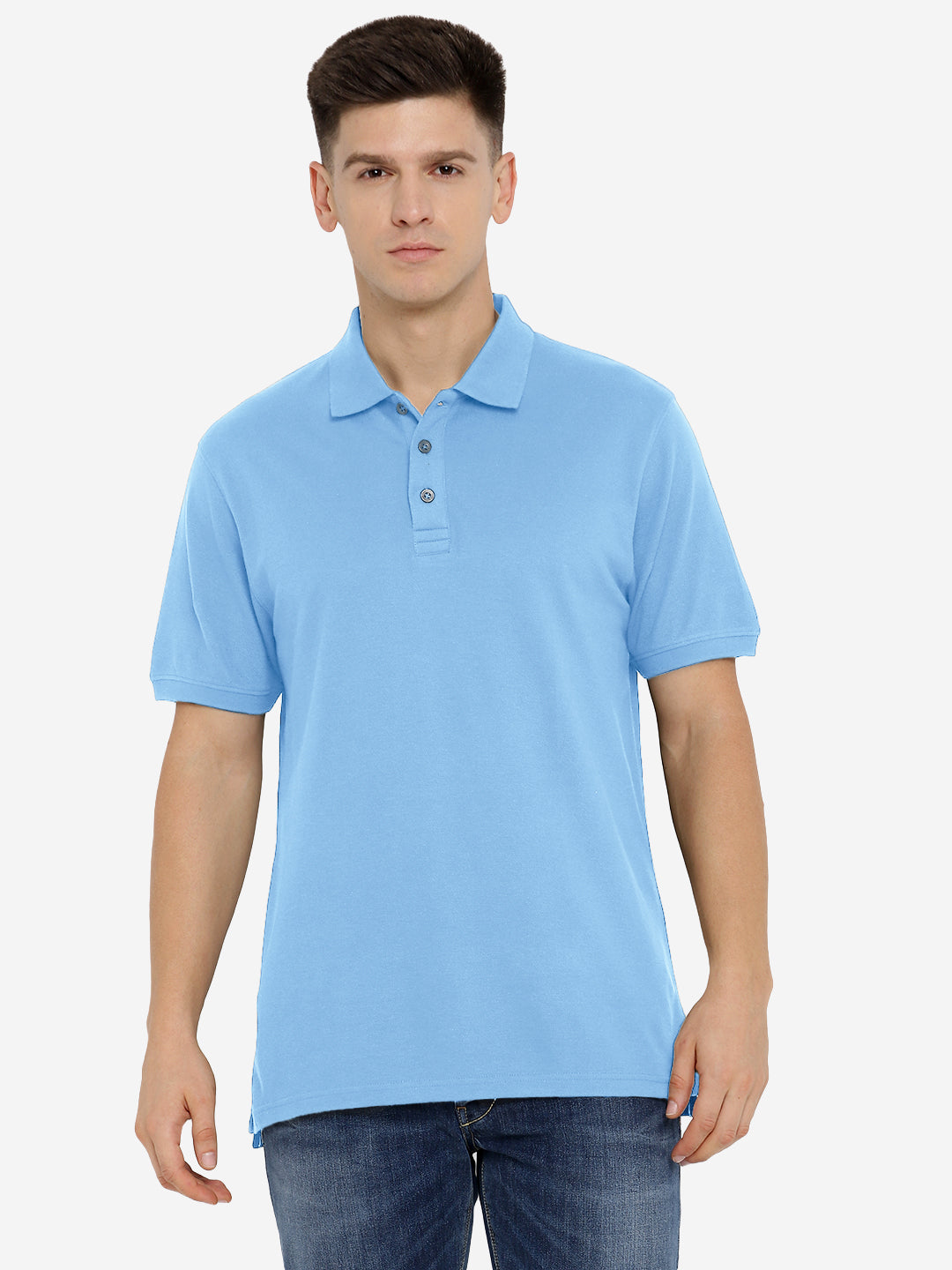 Supima Cotton Polo Collar T-Shirt for Men, PIQUE 220 GSM