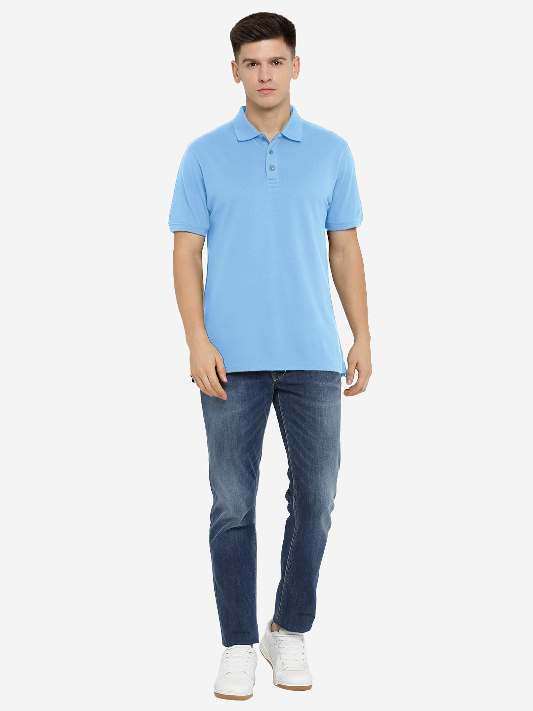 Supima Cotton Polo Collar T-Shirt for Men, PIQUE 220 GSM