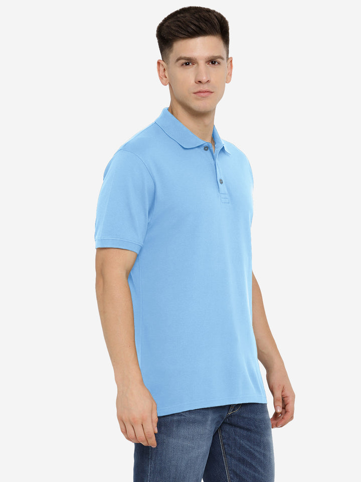 Supima Cotton Polo Collar T-Shirt for Men, PIQUE 220 GSM