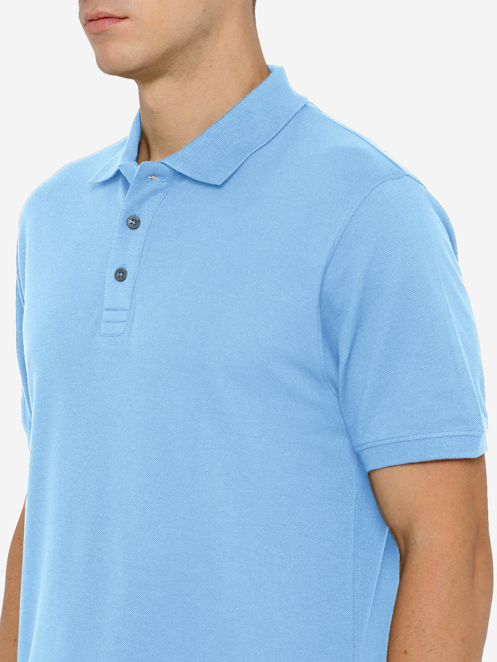 Supima Cotton Polo Collar T-Shirt for Men, PIQUE 220 GSM