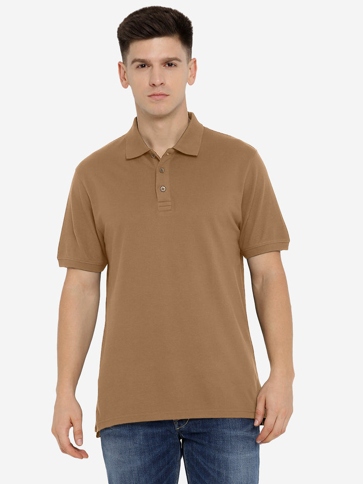 Supima Cotton Polo Collar T-Shirt for Men, PIQUE 220 GSM