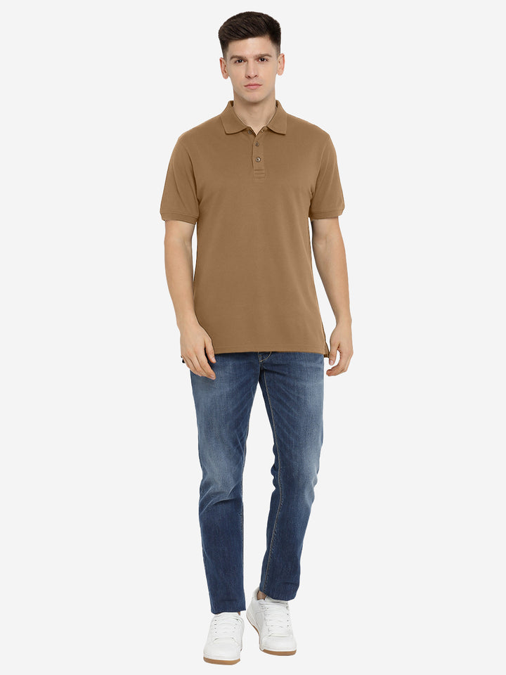 Supima Cotton Polo Collar T-Shirt for Men, PIQUE 220 GSM