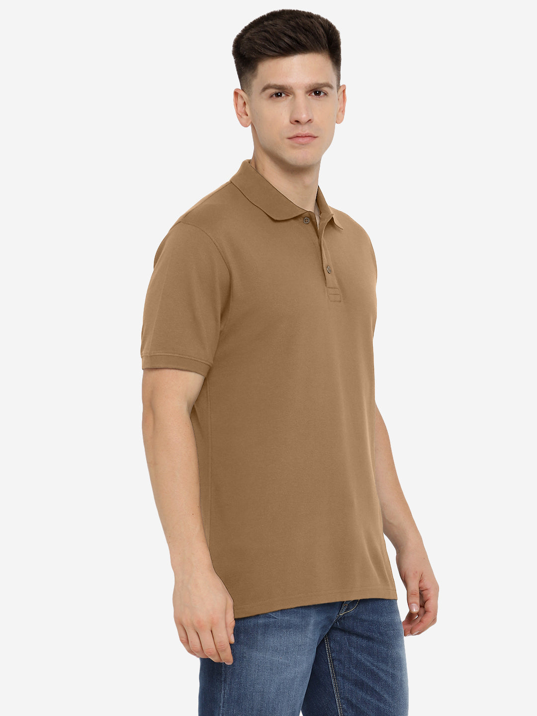Supima Cotton Polo Collar T-Shirt for Men, PIQUE 220 GSM