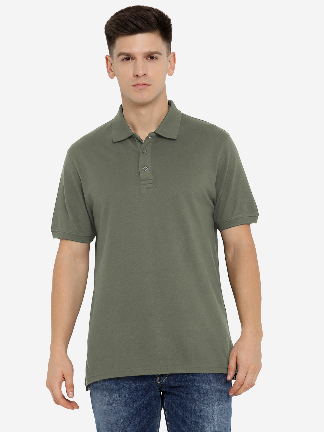 Supima Cotton Polo Collar T-Shirt for Men, PIQUE 220 GSM