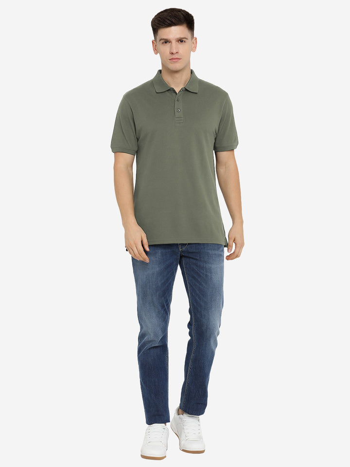 Supima Cotton Polo Collar T-Shirt for Men, PIQUE 220 GSM